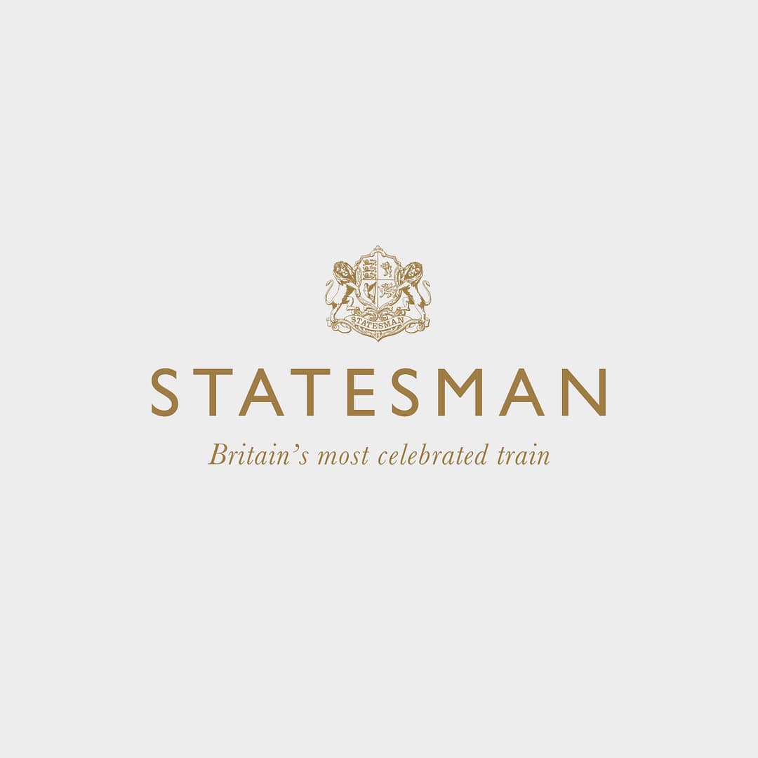 An image showing the Statesman Rail brand in gold
