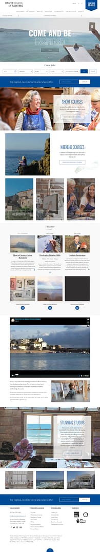 An image from the St Ives School of Painting website page